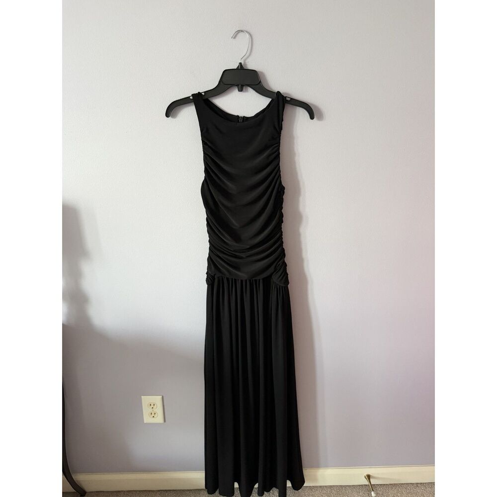 NWT Gianni Bini Black Drop Waist Maxi Dress